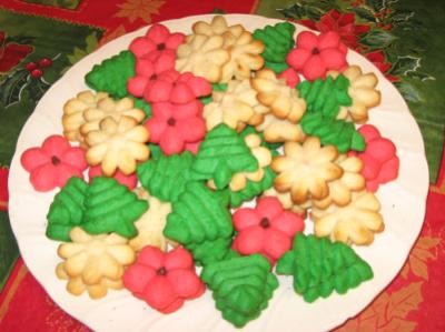 Christmas Cookies on Cream Cheese Christmas Cookies