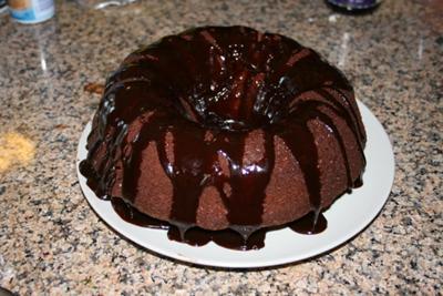 Chocolate Cake with a Peanut Twist