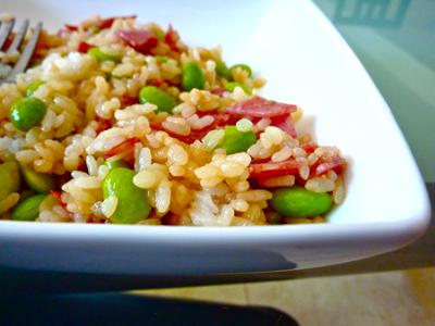 Salami and Steak Fried Rice