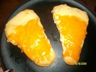 Candy Corn Style Taco Pockets