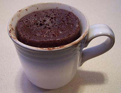 Chocolate Mud Cake in a Mug