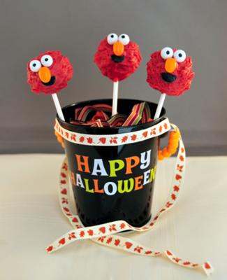 The Cutest Monster Elmo Cake Pops