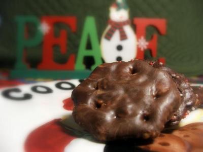 Thin Mint Christmas Cookies