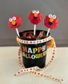 The Cutest Monster Elmo Cake Pops